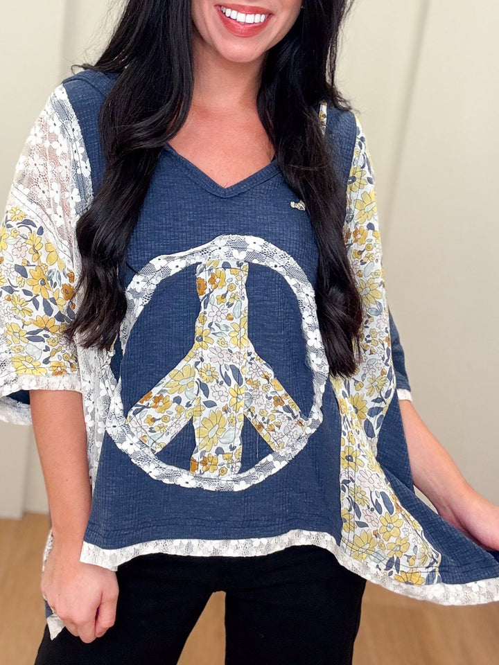 Peace By The Ocean Top - 7 Colors!