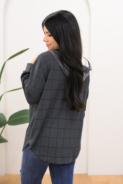 Public Square Hooded Shacket - 2 Colors!