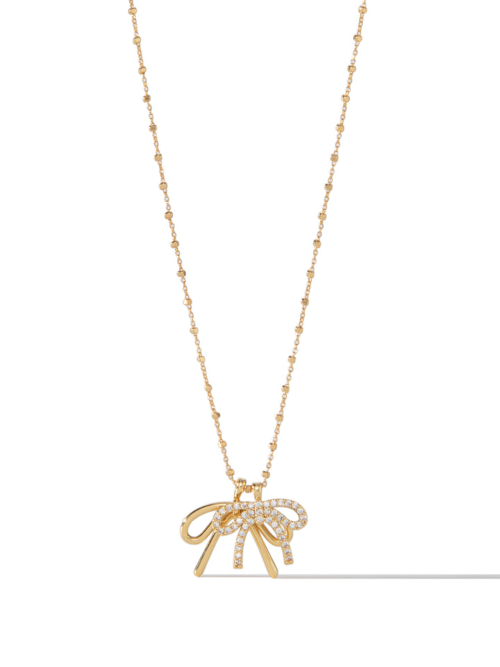 Double Bow Necklace