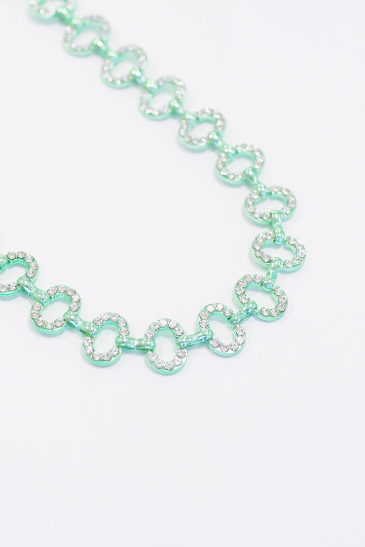 Vanna Pave Necklace - Liquid Metallic Fiji Island