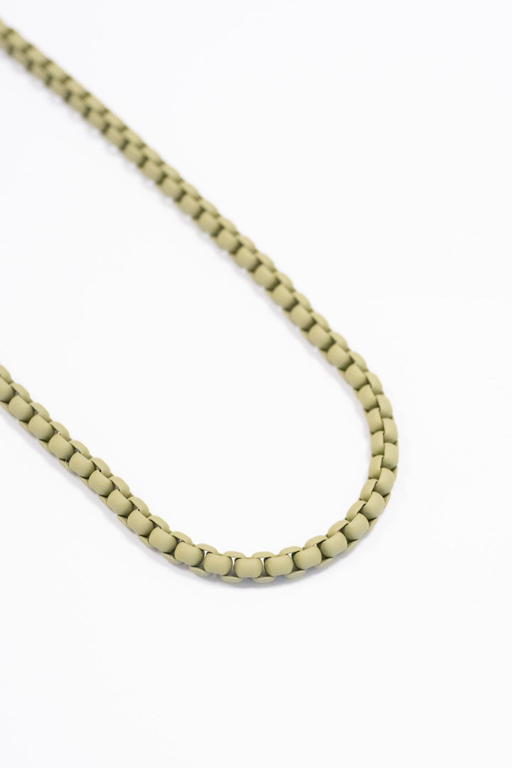 Katerina Necklace - Matte Khaki