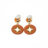Desert Glow Earrings - Gold Caramel - By Alexa Rae