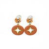Desert Glow Earrings - Gold Caramel