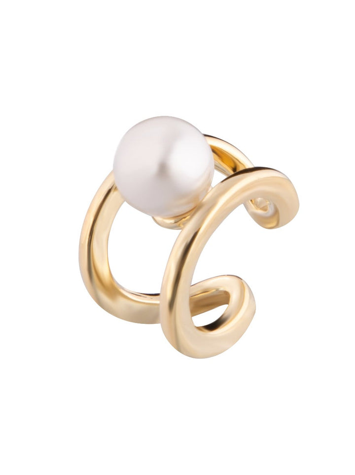 Pearl Ear Cuff - Gold