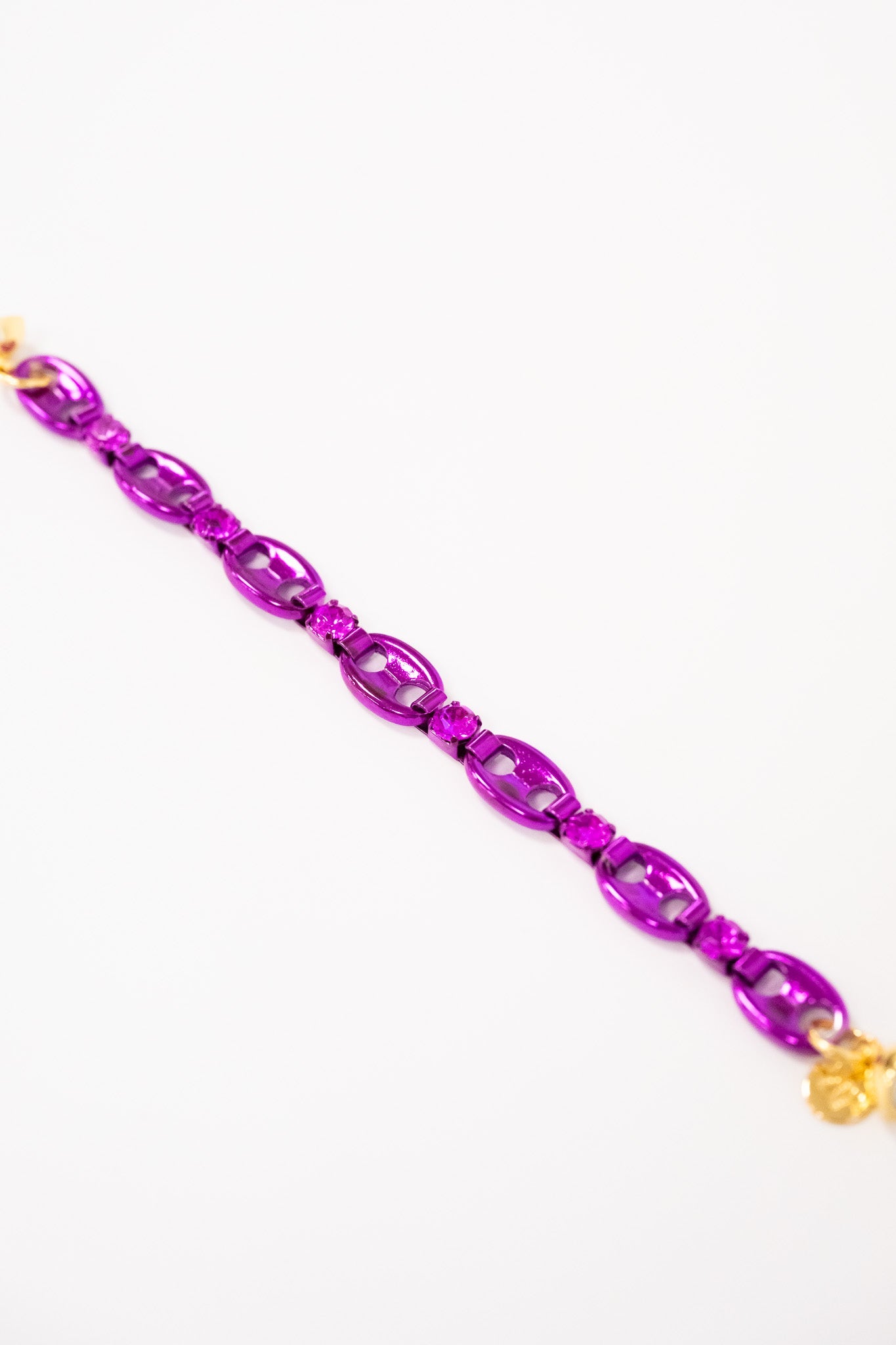 In The Club Bracelet - Liquid Metallic Magenta Muse