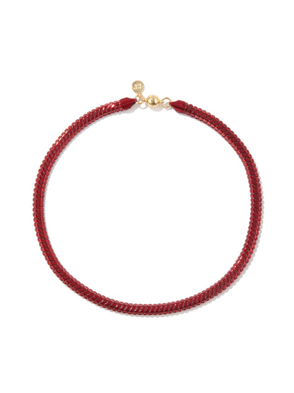 Keilani Necklace - Metallic Rouge
