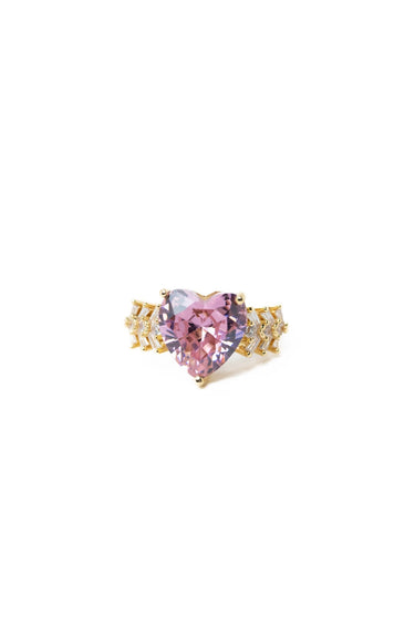 Diamond Heart Ring - Petal - By Alexa Rae