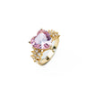 Diamond Heart Ring - Petal - By Alexa Rae