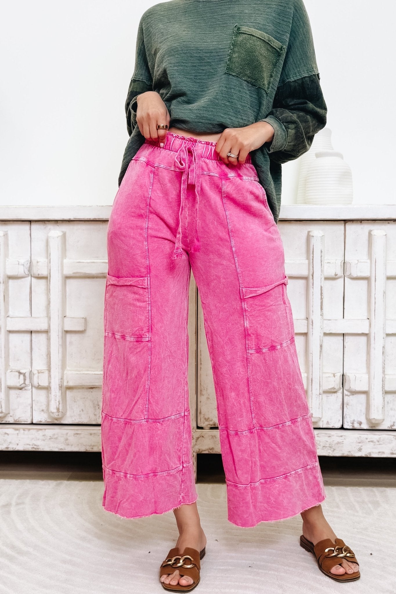 Down With A Good Time Pants - 4 Colors! - By Alexa Rae