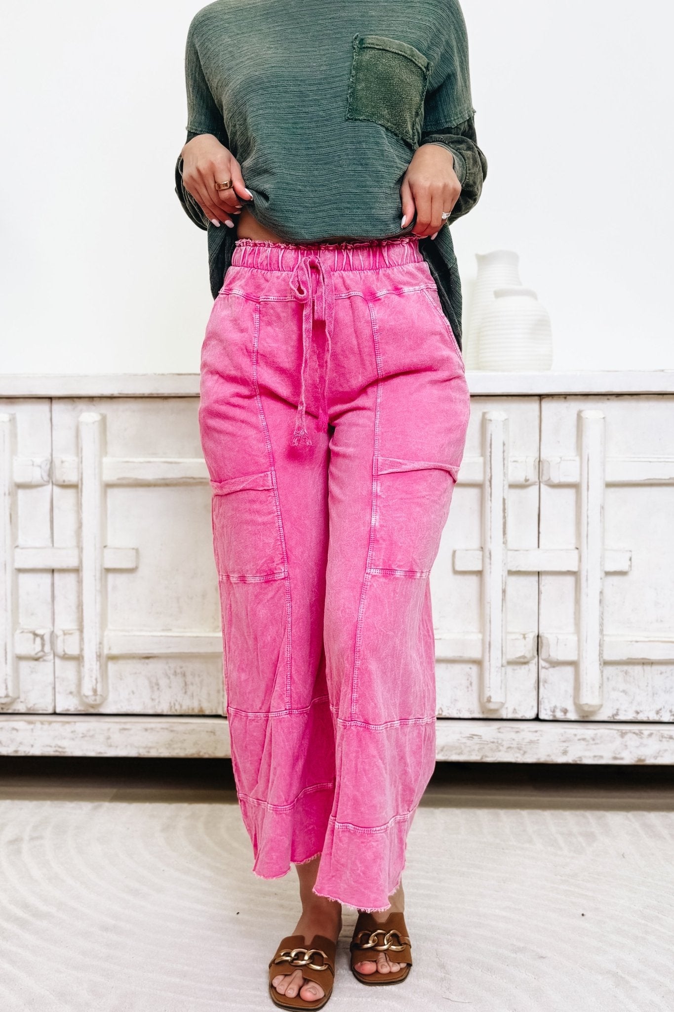 Down With A Good Time Pants - 4 Colors! - By Alexa Rae