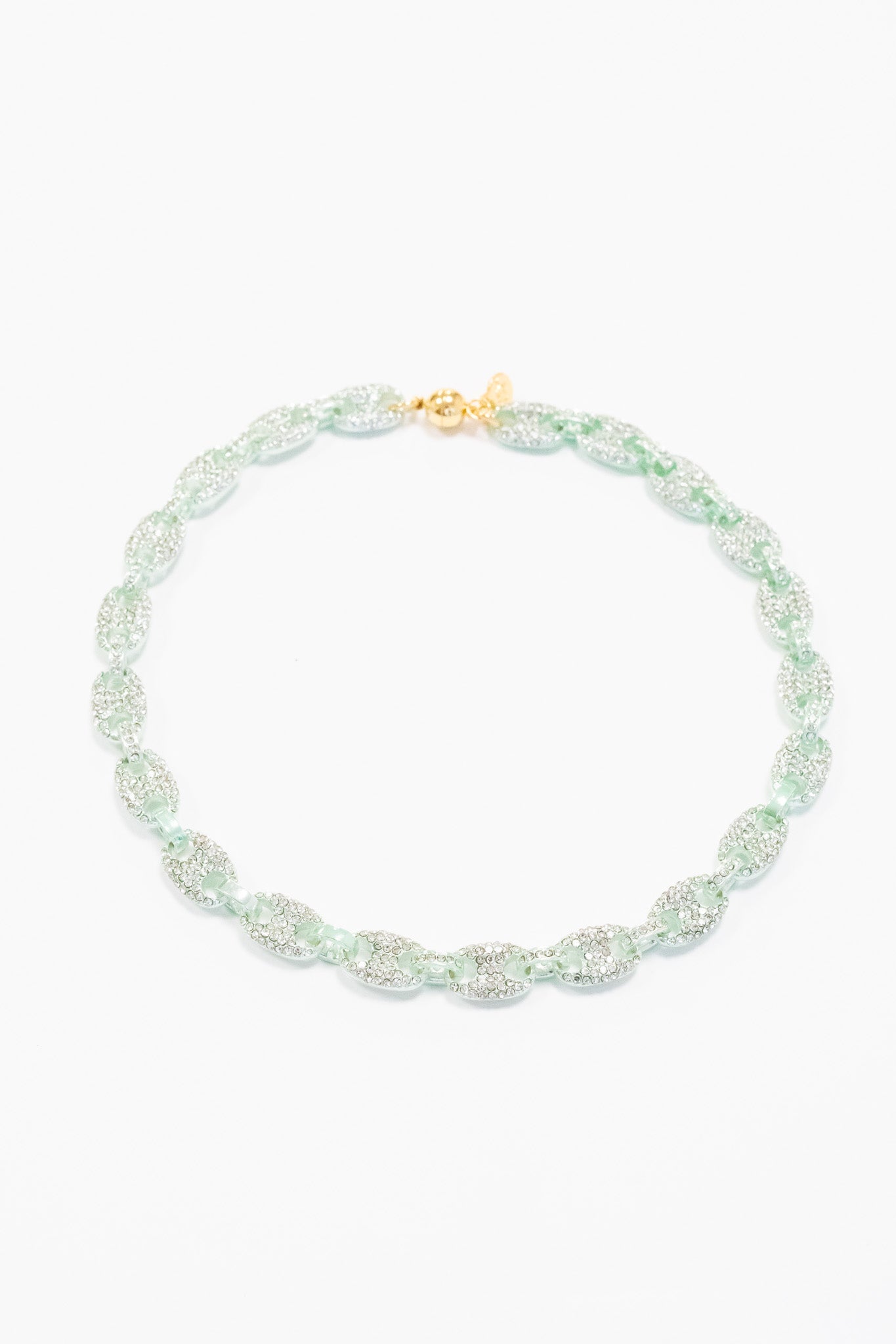 Met Gala Alaia Necklace - Liquid Metallic Fantasy Island
