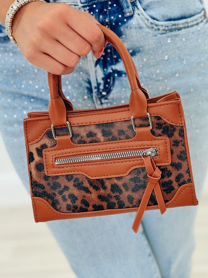 Fierce Little Number Zipper Pocket Shoulder Bag - 2 Colors!