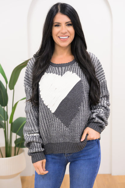 You Belong Here Sweater Top -  3 Colors!