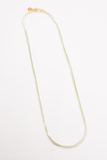 Halo Necklace - Metallic Mint Magnolia