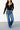 All The Class By Risen - Wide Leg Slanted Pocket Jeans - Dark