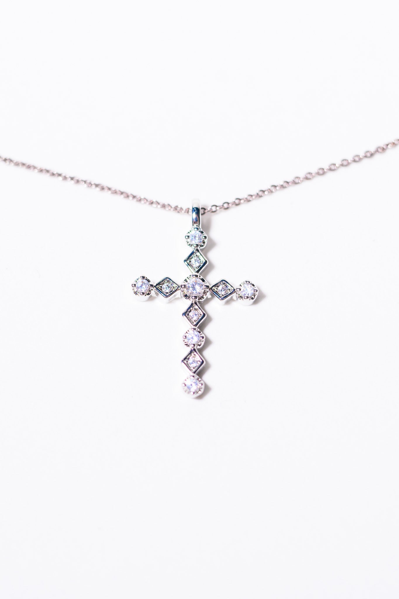 Alba Necklace - Moonshadow Silver