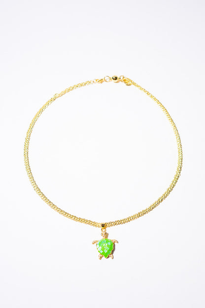 Turtle Bay Necklace - Metallic Moonlight