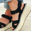 Corky's Total Catch Platform Sandals - Black