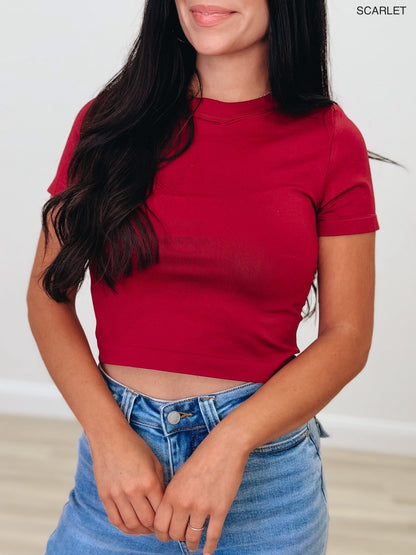 The Crop Don't Stop Top - 21 Colors!