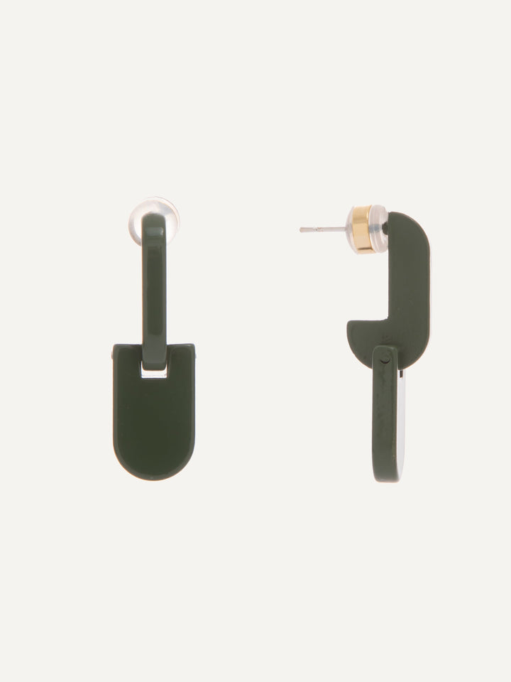 Nia Earrings - Metallic Cactus