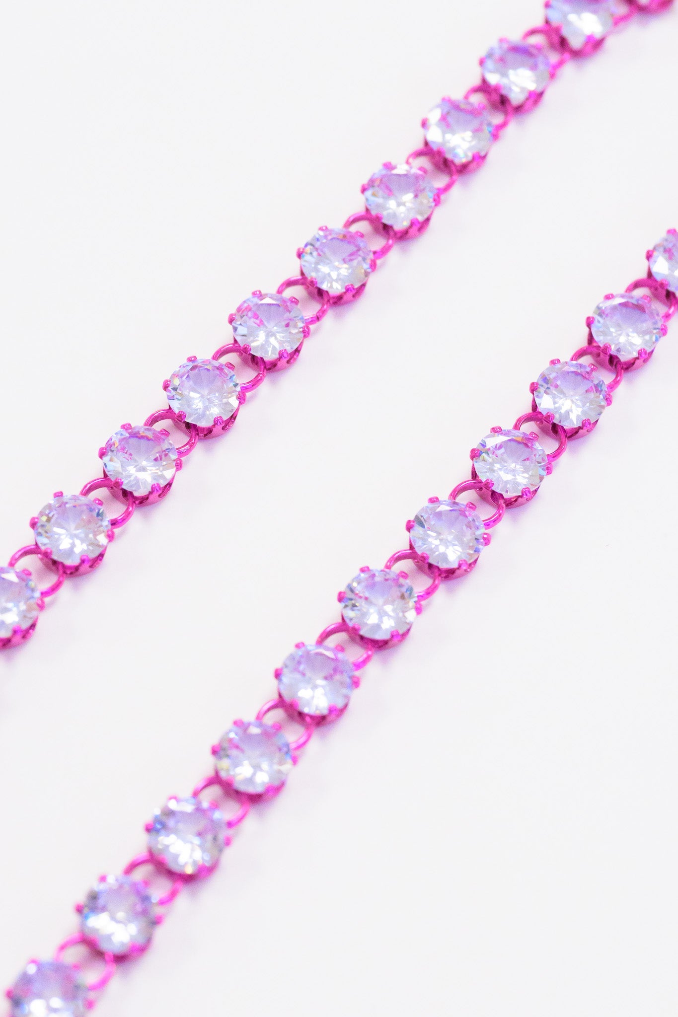 Lucille Necklace - Liquid Metallic Magenta Muse