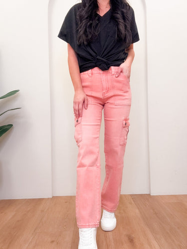 The Way You Make Me Feel Cargo Jeans - 9 Colors!