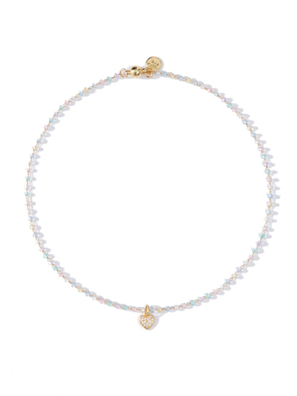 Sweet Dreams Necklace - Gold Opal Glow