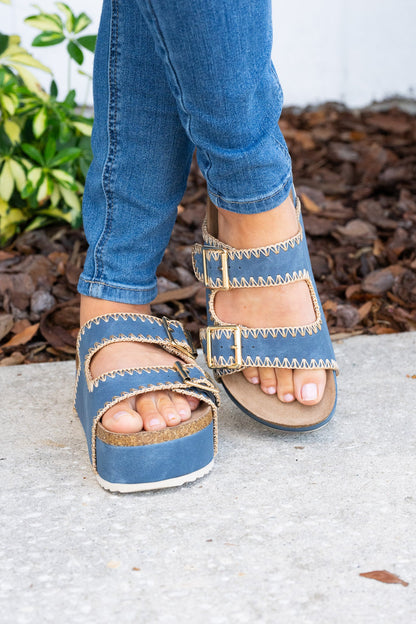 MIA Bowie Platform Sandals - 4 Colors!