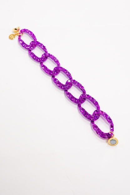 A Groovy Kind Of Love Bracelet - Berry Bliss