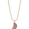 Anabella Necklace - Gold Pink Moon