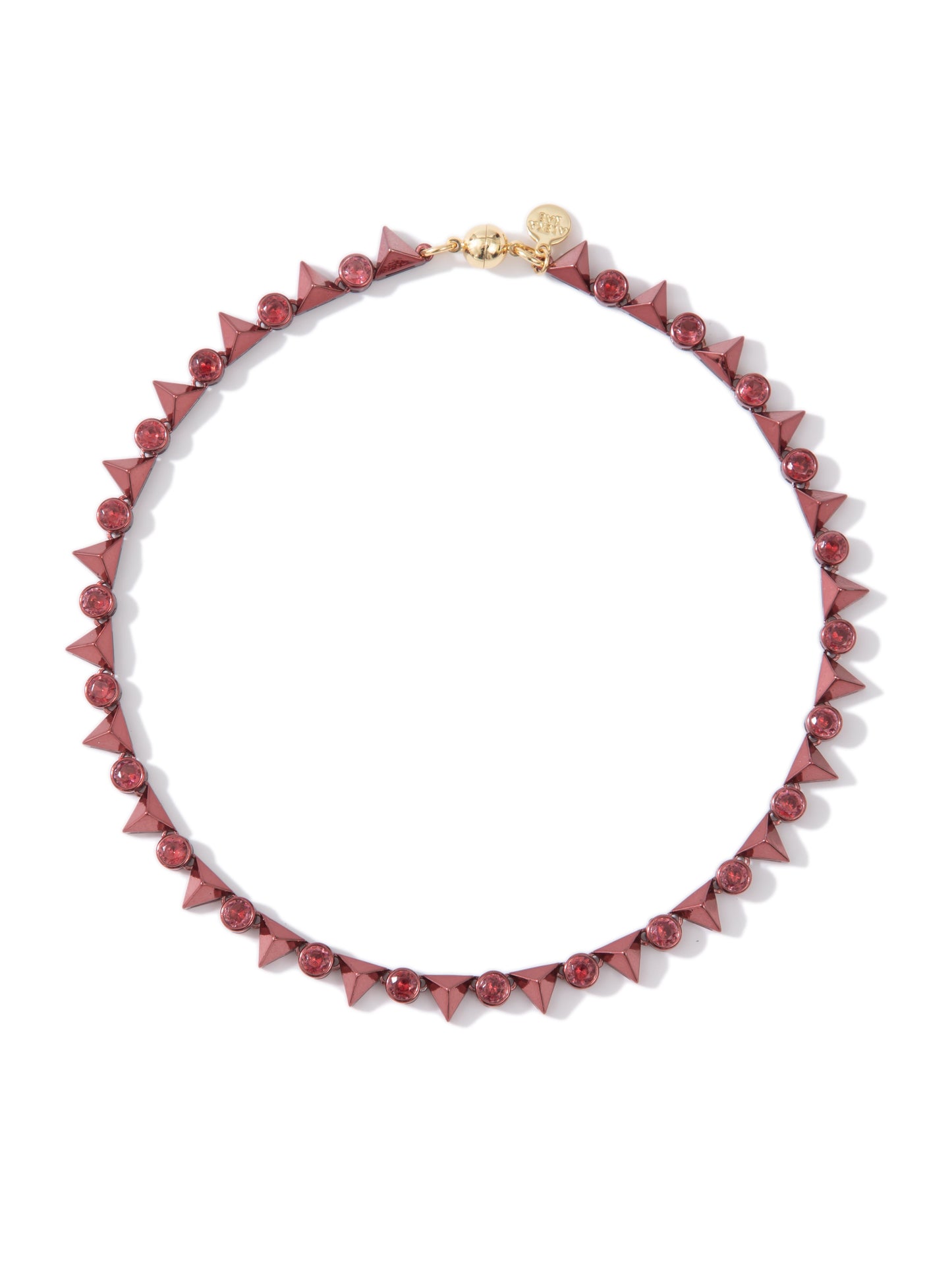 Last Dance Necklace - Metallic Burgundy