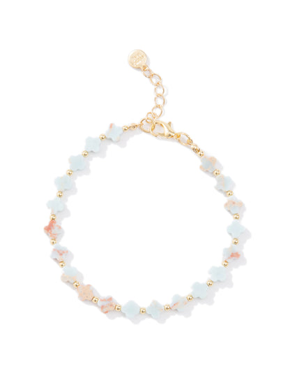 Blooming Skies Anklet - Sky