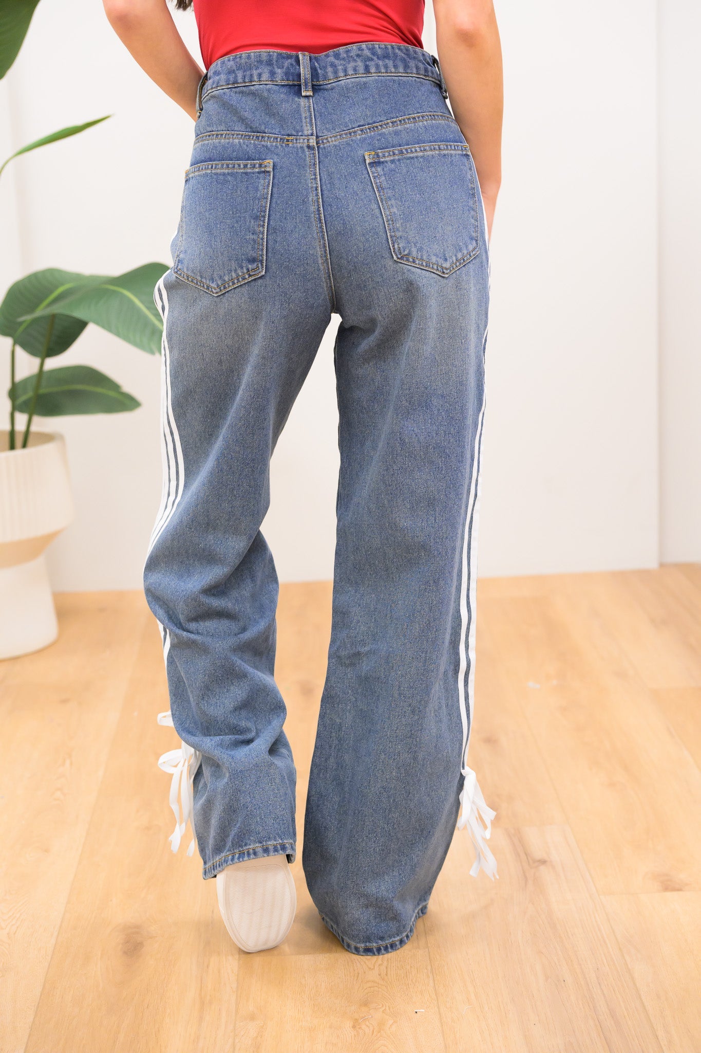 Tied Up In You Denim Pants