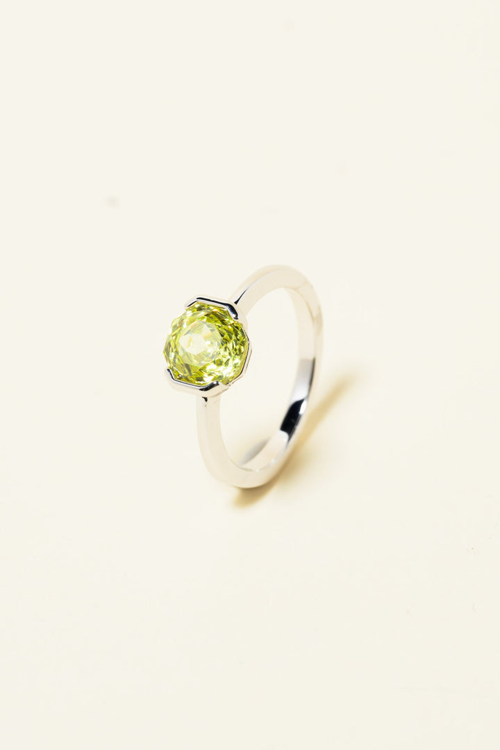 Sia Ring - Silver Lemon