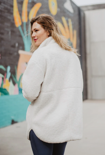Oversized Sherpa Jacket - 2 Colors!
