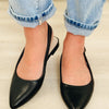 Jace Sling Back Flats - Black