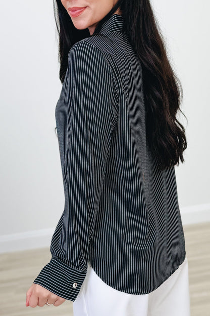 Strive For Greatness Button Down Top