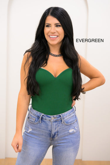 Smoothing You Out Padded Bodysuit - 7 Colors!