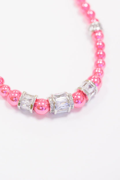 Let You Love Me Necklace - Silver Metallic Coral Gables