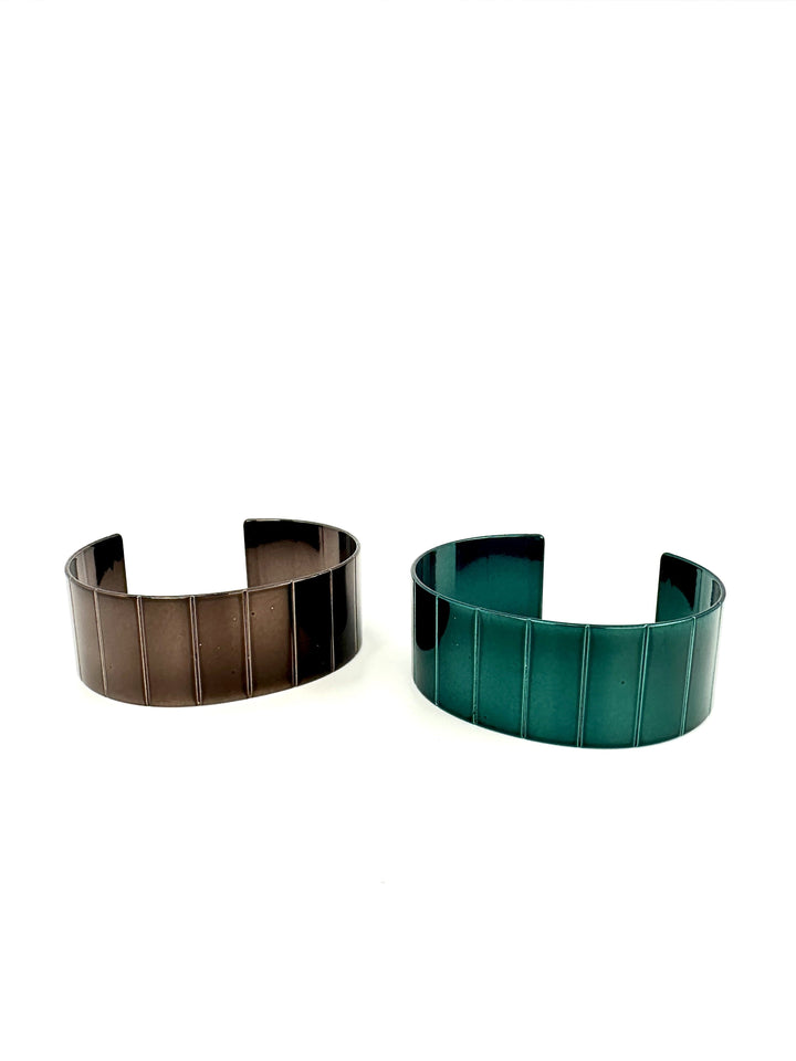 Across The Lines Bracelet - Liquid Metallic Mushroom