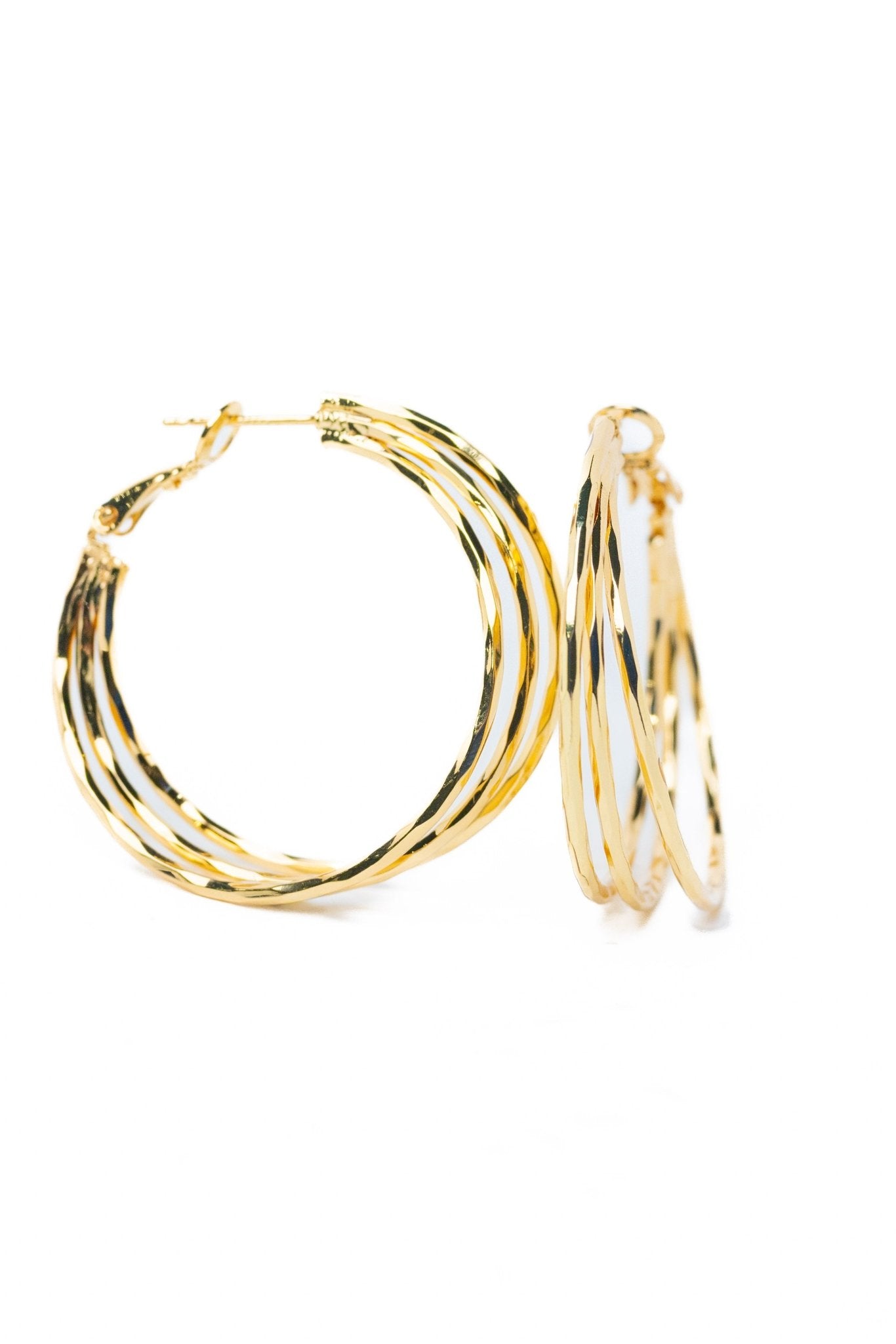 Emily Earrings - Gold - By Alexa Rae