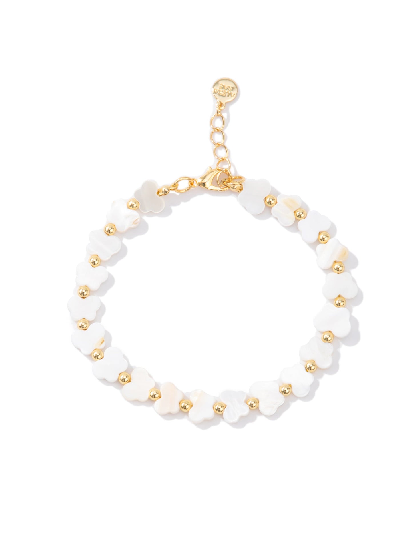 Twilight Butterfly Anklet - Pearl