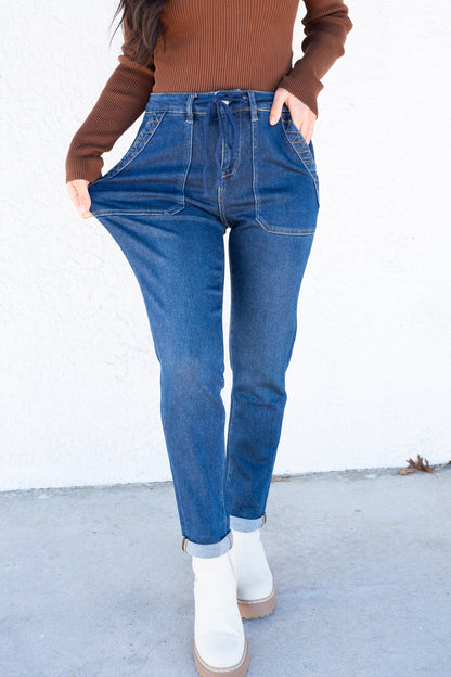 Not Your Moms By Mica - High Rise Mom Joggers