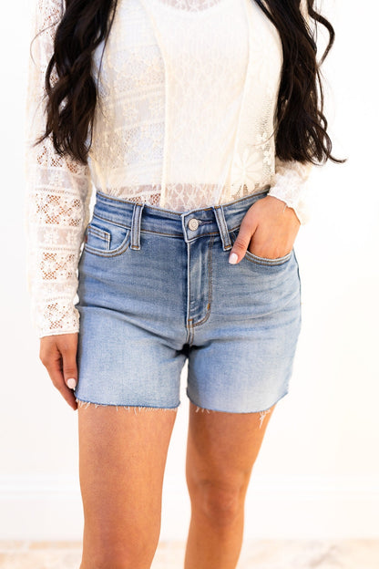 Judy Blue Soul Sister High Rise Shorts