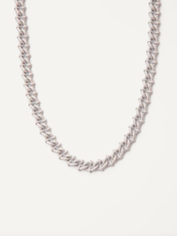 Just A Girl Necklace - Shimmer Coconut