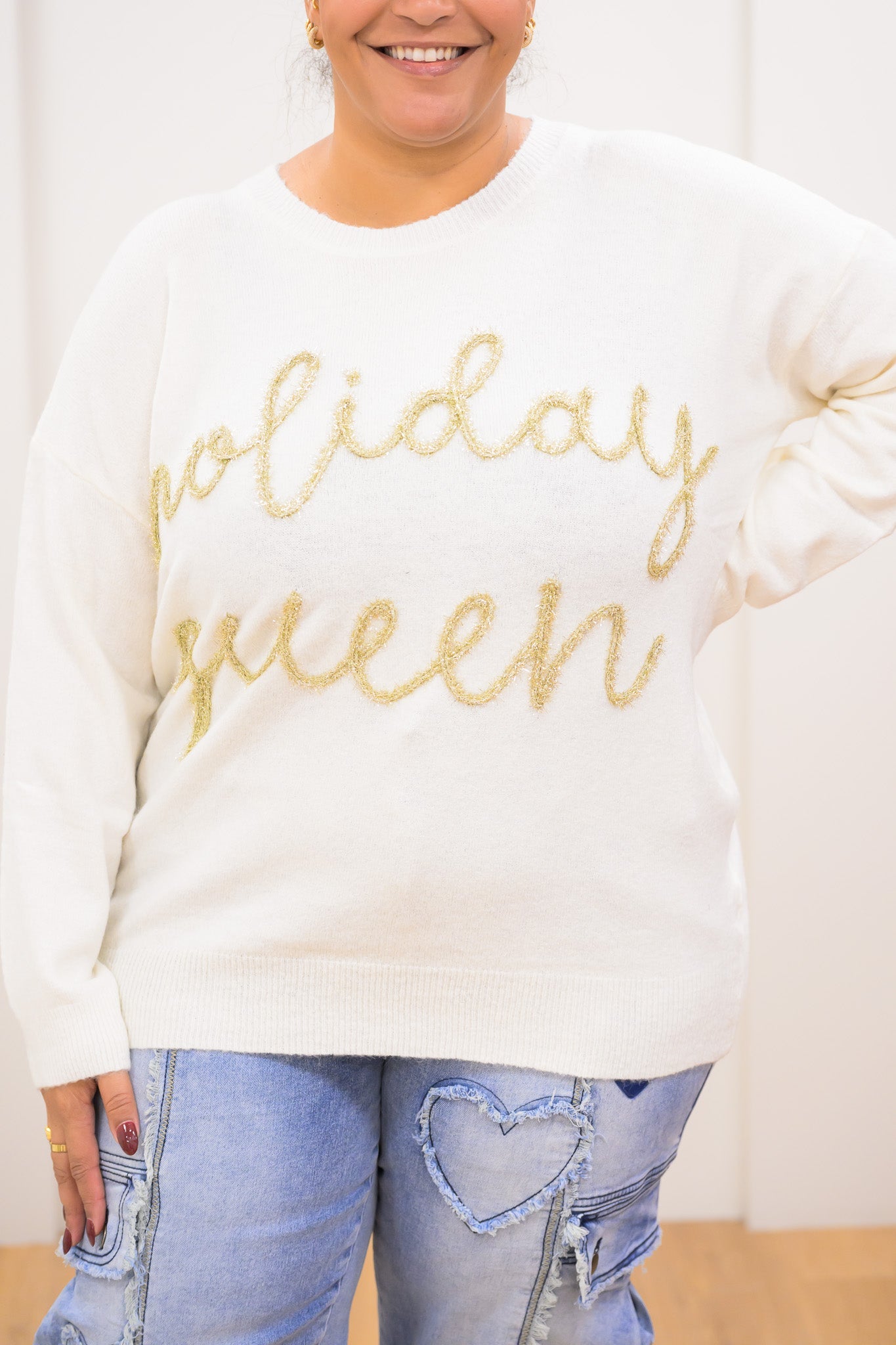 Holiday Queen Sweater Top