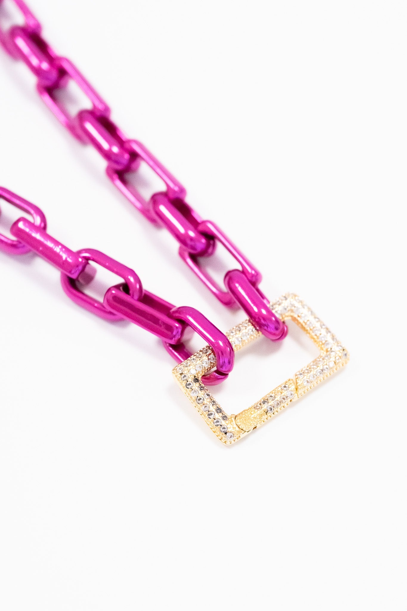 Mini Michelle Necklace - Metallic Wildflower
