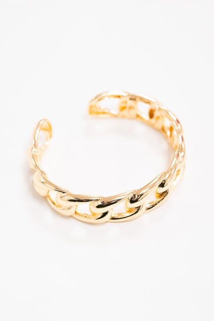 The Alexa Cuff - Liquid Metallic Gardenia