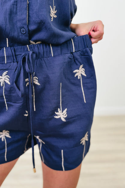 Palm Trees In The Breeze Shorts - 2 Colors!