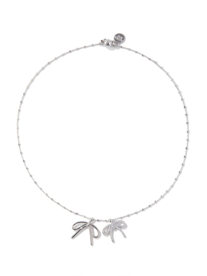 Double Bow Necklace
